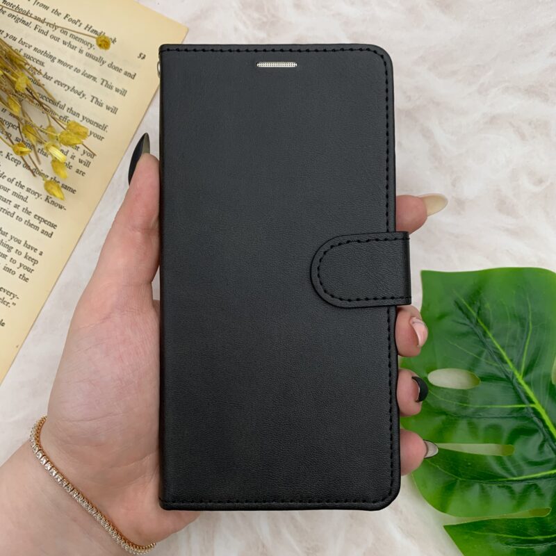 کیف گوشی Galaxy Note 5 سامسونگ چرم مگنتی جاکارتی بند آویز دار محافظ لنز دار مشکی کد 62159 - Image 3