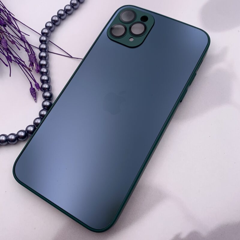 قاب گوشی iPhone 11 Pro Max آیفون PVD اورجینال دور سیلیکونی محافظ لنزدار رنگ سبز کد 71670 - Image 2