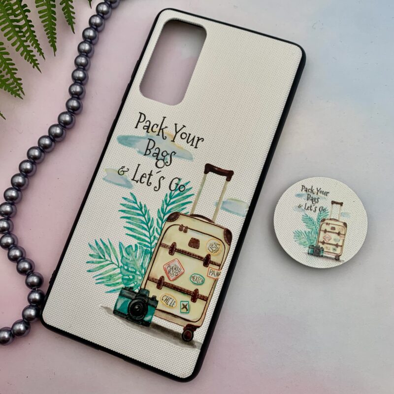 قاب گوشی Galaxy S20 FE سامسونگ فانتزی برجسته سوزنی طرح سفر پاپ سوکت دار کد 79403 - Image 2