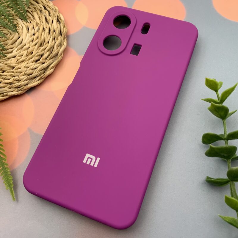 قاب گوشی Redmi 13C / Poco C65 شیائومی سیلیکونی پاک کنی اورجینال داخل پارچه ای رنگ بنفش کد 83743 - Image 2