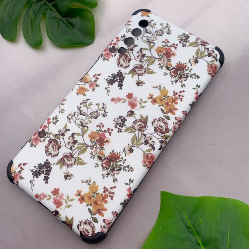 قاب گوشی (Galaxy A7 2018 (A750 سامسونگ ایربگ دار ضد ضربه طرح فانتزی گل گلی کد 84350 - Image 2