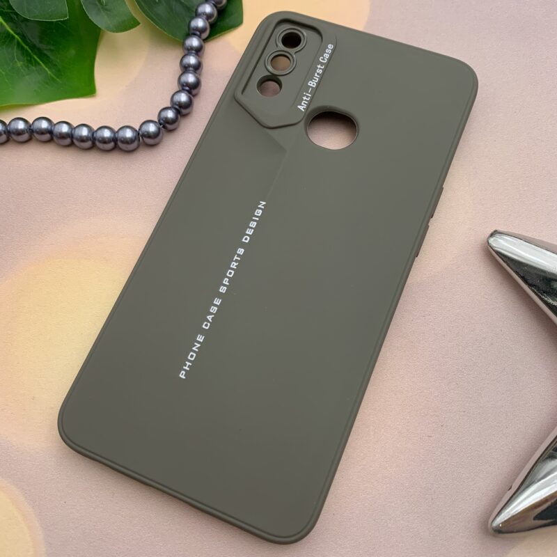 قاب گوشی Galaxy A10S سامسونگ Sports Design Anti Burst Case سیلیکونی محافظ لنز دار تیتانیوم کد 85645 - Image 2
