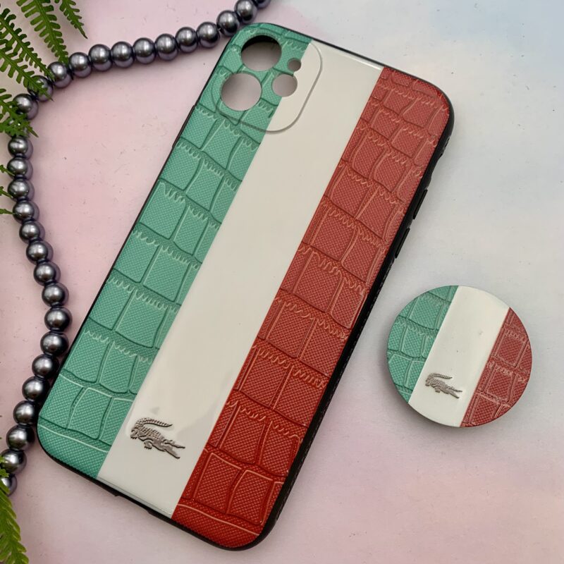 قاب گوشی iPhone 11 آیفون فانتزی برجسته سوزنی محافظ لنز دار پاپ سوکت دار کد 86294 - Image 2