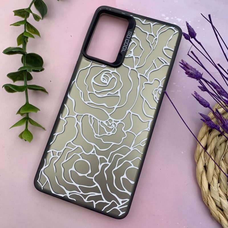 قاب گوشی Galaxy S20 FE سامسونگ SO COOL ایربگ دار اورجینال دور سیلیکونی طرح گل رز کد 89546 - Image 2