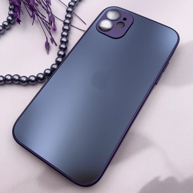 قاب گوشی iPhone 11 آیفون PVD CASE دور سیلیکونی محافظ لنزدار رنگ بنفش کد 90573 - Image 2