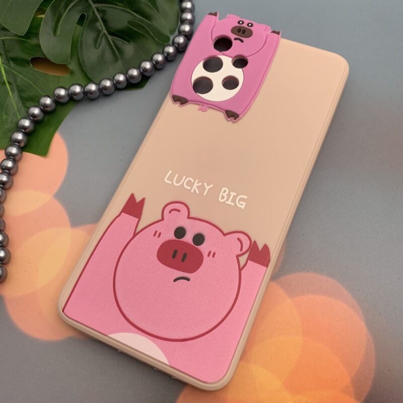 قاب گوشی Galaxy A32 4G سامسونگ سیلیکونی عروسکی برجسته سه بعدی محافظ لنز دار طرح تدی کد 93472 - Image 2