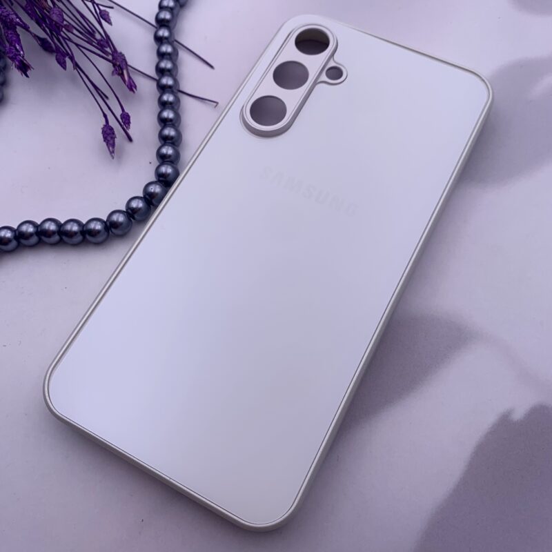 قاب گوشی Galaxy S23 FE سامسونگ PVD اورجینال دور سیلیکونی محافظ لنزدار رنگ سفید کد 98428 - Image 2