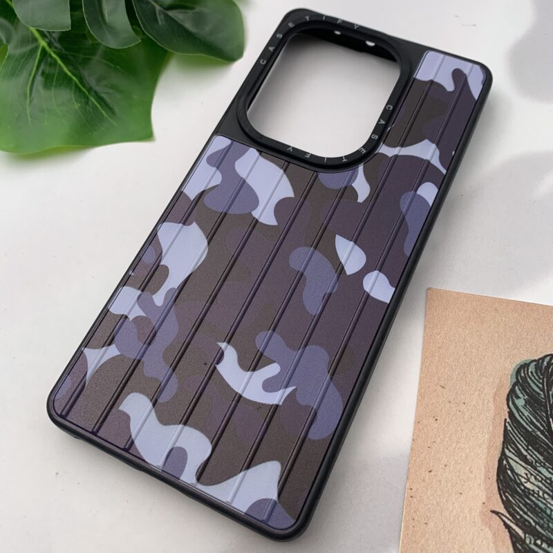 قاب گوشی Redmi Note 13 Pro 4G / Poco M6 Pro 4G شیائومی Casetify کرکره ای دور سیلیکونی برجسته طرح چریکی کد 10001 - Image 2