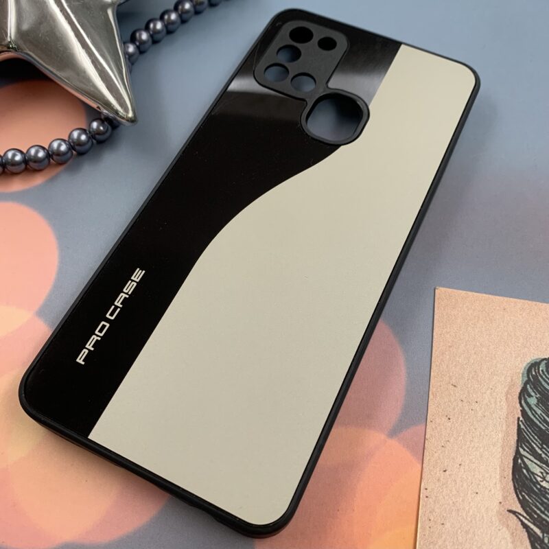 قاب گوشی Galaxy A21S سامسونگ Pro Case اورجینال دو رنگ PVD محافظ لنز دار بژ کد 19639 - Image 2