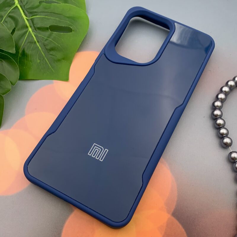 قاب گوشی Redmi 13C / Poco C65 شیائومی New Zone اسپرت دور سیلیکونی لوگودار سرمه ای کد 20150 - Image 2