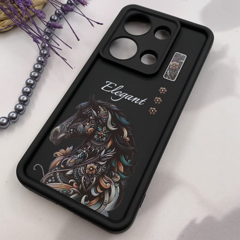 قاب گوشی Redmi Note 13 Pro 4G / Poco M6 Pro 4G شیائومی سیلیکونی Solid Case محافظ لنز دار طرح Elegant کد 24810 - Image 2