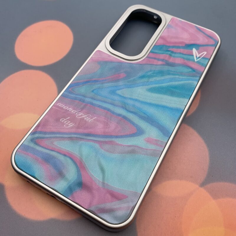 قاب گوشی Galaxy S23 FE سامسونگ پاستلی آدامسی اورجینال طرح موجی برجسته Wonder ful day کد 28797 - Image 2