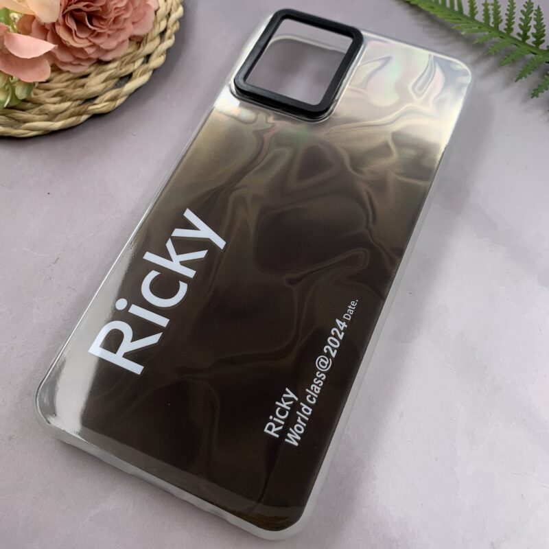 قاب گوشی Galaxy A12 / Galaxy M12 سامسونگ Ricky اورجینال دور سیلیکونی طرح موج سه بعدی مشکی کد 29135 - Image 2