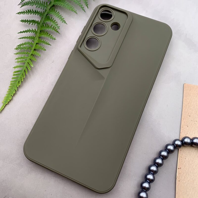 قاب گوشی Galaxy A55 سامسونگ سیلیکونی New Sport Design برجسته محافظ لنزدار تیتانیوم کد 32762 - Image 2