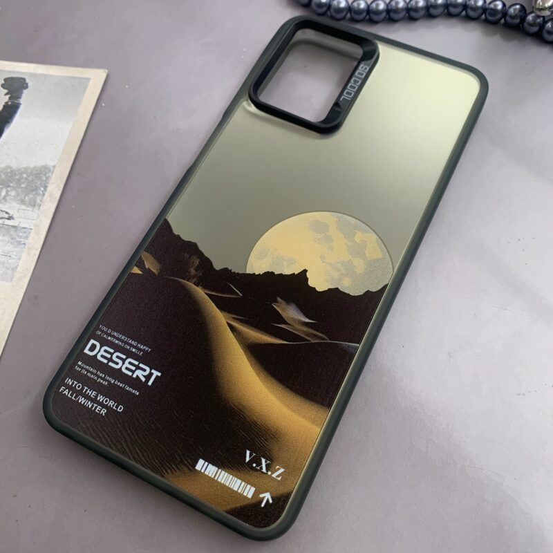 قاب گوشی Galaxy A12 / Galaxy M12 سامسونگ SO COOL اورجینال دور سیلیکونی کرومی طرح Desert کد 33333 - Image 2