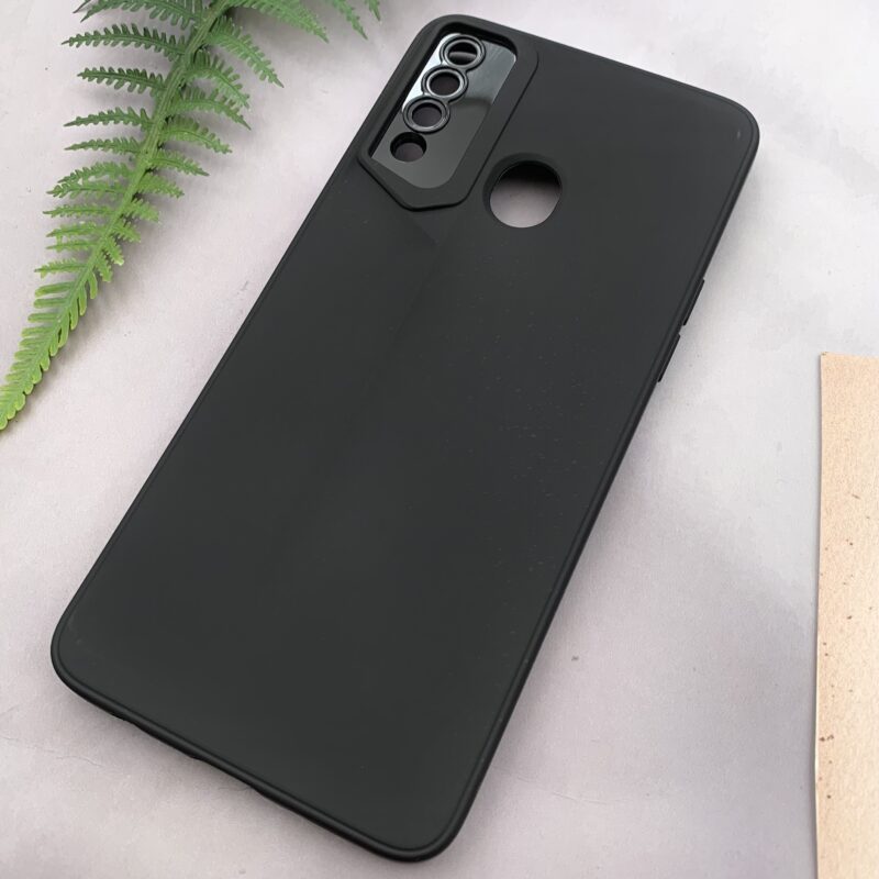 قاب گوشی Galaxy A20S سامسونگ سیلیکونی New Sport Design برجسته محافظ لنزدار مشکی کد 40468 - Image 2