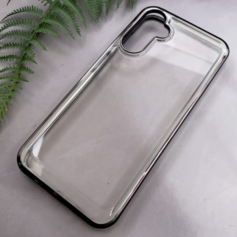 قاب گوشی Galaxy A14 سامسونگ Fashion Case اورجینال شفاف لنز متال کرومی کد 51514 - Image 2