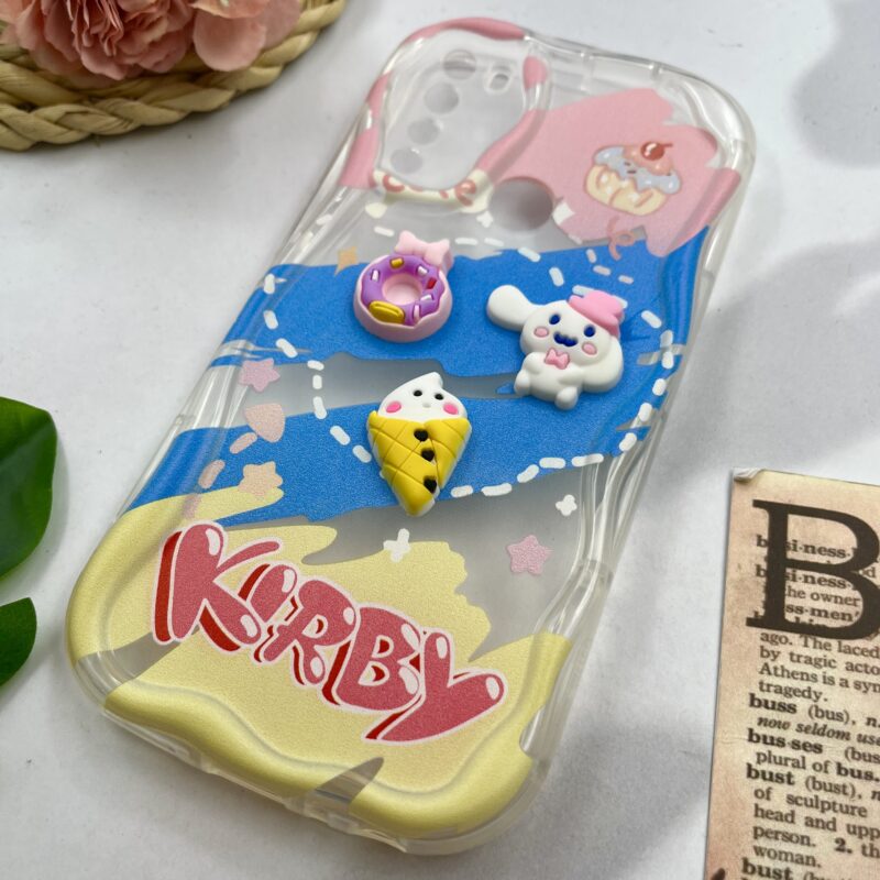 قاب گوشی Redmi Note 8 / Redmi Note 8 2021 شیائومی عروسکی برجسته سه بعدی دور سیلیکونی شفاف محافظ لنز دار کد 59566 - Image 2