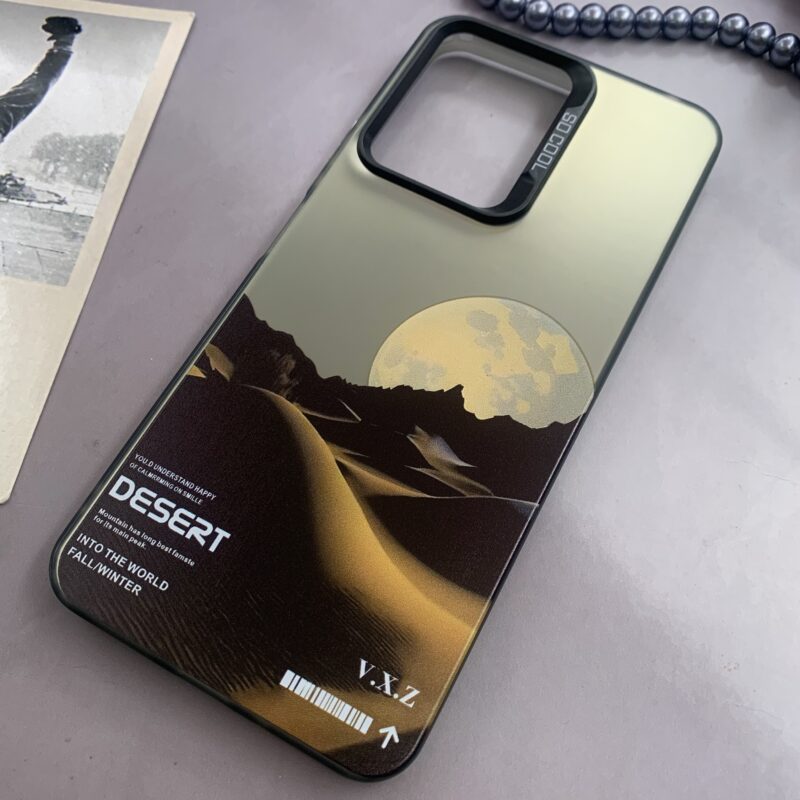 قاب گوشی Redmi 13C / Poco C65 شیائومی SO COOL اورجینال دور سیلیکونی کرومی طرح Desert کد 66647 - Image 2