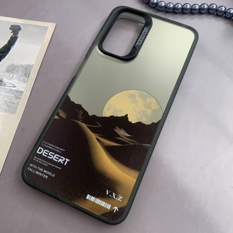 قاب گوشی Redmi Note 11 4G / Redmi Note 11S شیائومی SO COOL اورجینال دور سیلیکونی کرومی طرح Desert کد 68415 - Image 2