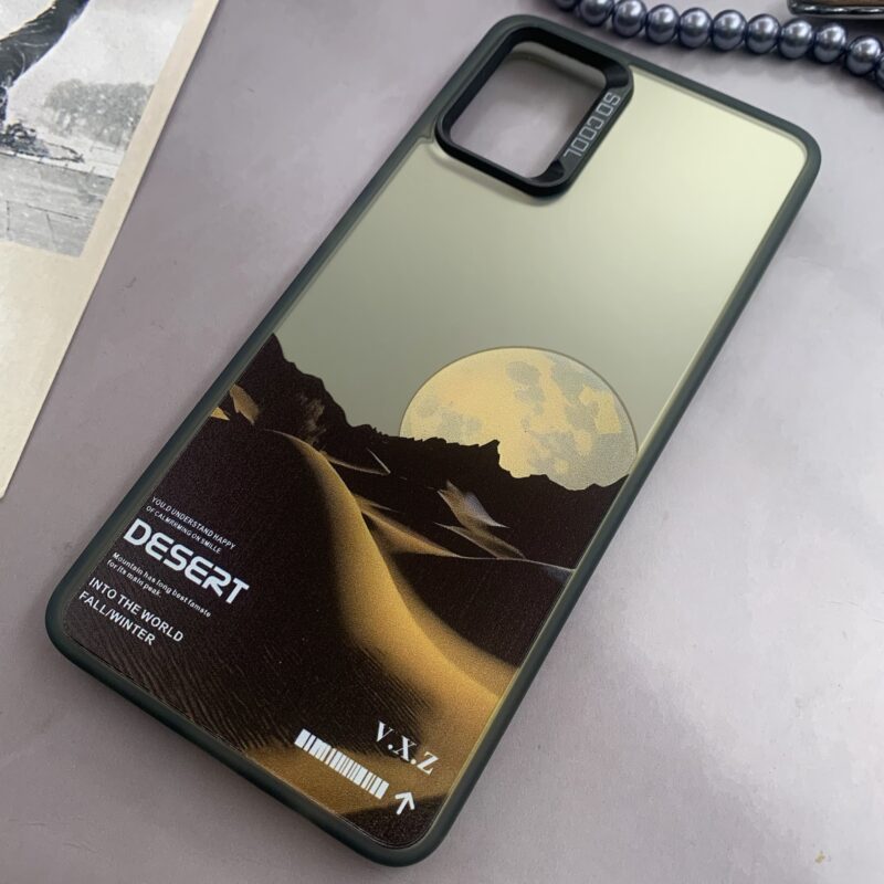 قاب گوشی Galaxy A51 سامسونگ SO COOL اورجینال دور سیلیکونی کرومی طرح Desert کد 68581 - Image 2