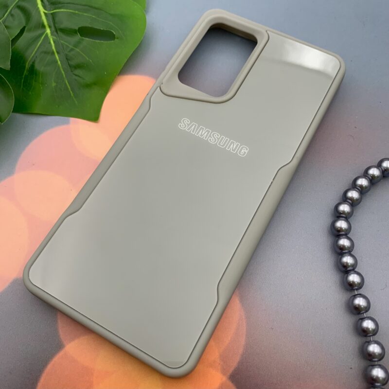 قاب گوشی Galaxy A52 / Galaxy A52S سامسونگ New Zone اسپرت دور سیلیکونی لوگودار تیتانیوم کد 70193 - Image 2