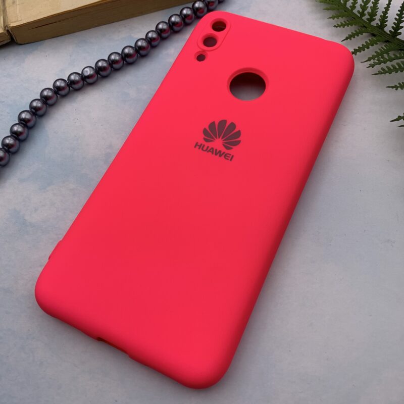 قاب گوشی Y7 2019 / Y7 Prime 2019 هوآوی سیلیکونی های کپی محافظ لنز دار سرخابی کد 70473 - Image 2