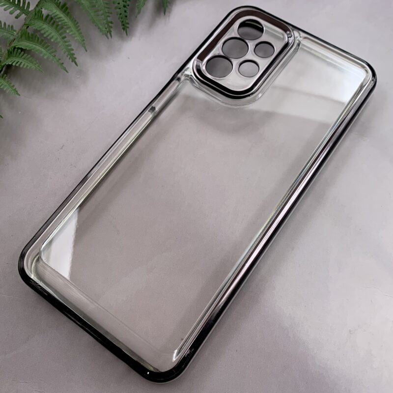 قاب گوشی A23 سامسونگ Fashion Case اورجینال شفاف لنز متال کرومی کد 76851 - Image 2