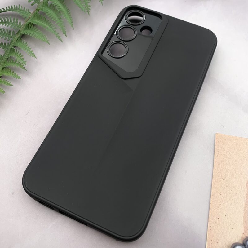 قاب گوشی Galaxy S23 FE سامسونگ سیلیکونی New Sport Design برجسته محافظ لنزدار مشکی کد 77649 - Image 2