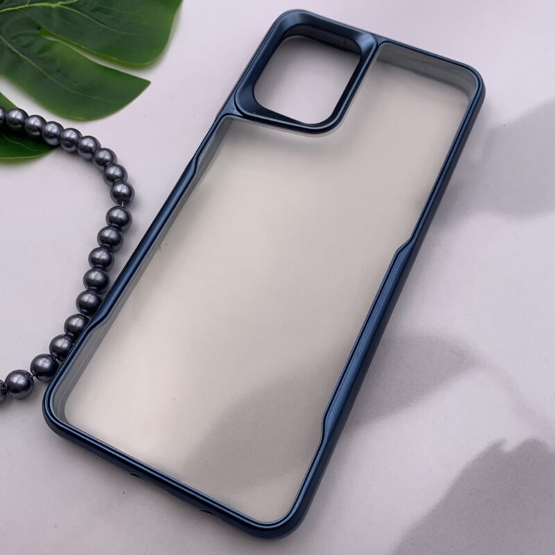 قاب گوشی Galaxy A12 / Galaxy M12 سامسونگ ژله ای New Zone شفاف لاکچری آبی کد 80585 - Image 2