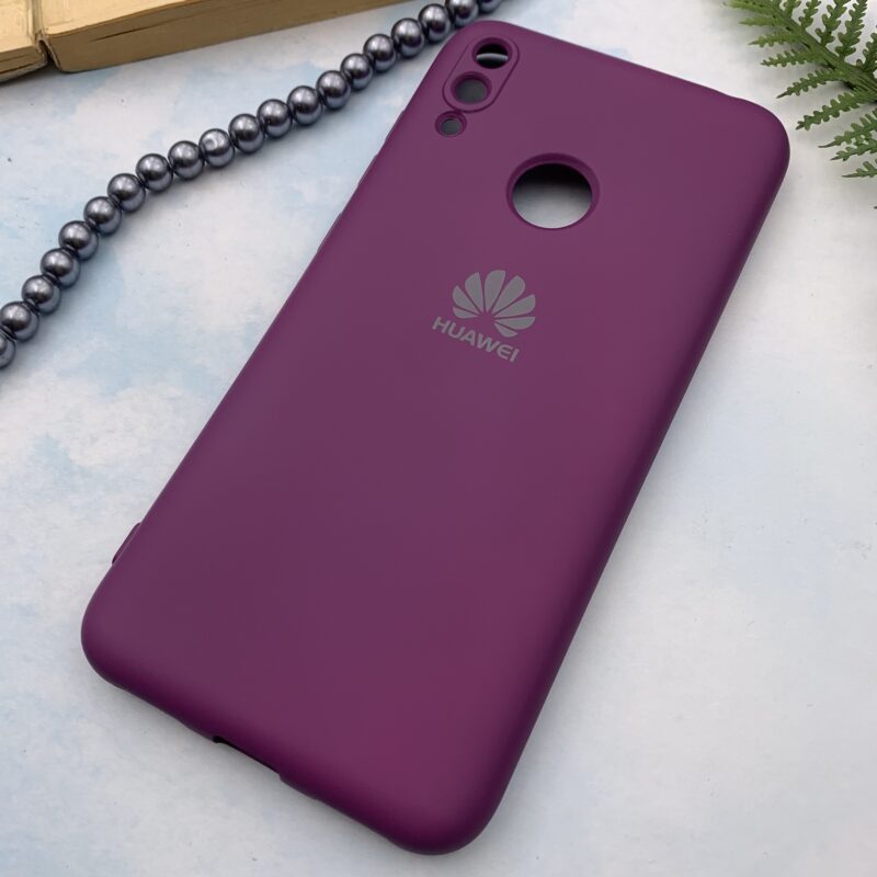 قاب گوشی Y7 2019 / Y7 Prime 2019 هوآوی سیلیکونی های کپی محافظ لنز دار بنفش کد 80608 - Image 2