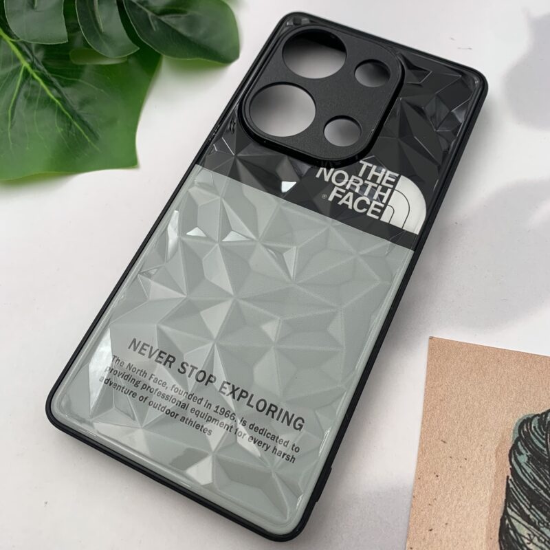 قاب گوشی Redmi Note 13 Pro 4G / Poco M6 Pro 4G شیائومی الماسی دور سیلیکونی سه بعدی 3D برجسته The North Face کد 87374 - Image 2