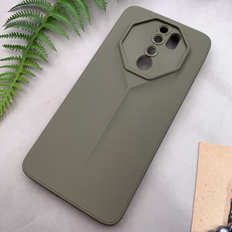 قاب گوشی Redmi Note 8 Pro شیائومی سیلیکونی New Sport Design برجسته محافظ لنزدار تیتانیوم کد 92203 - Image 2