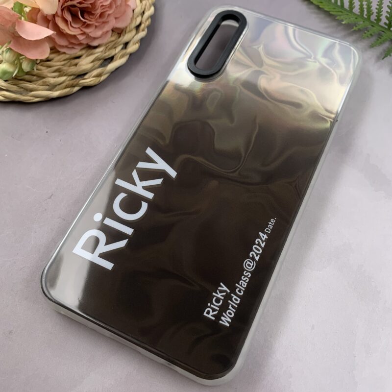 قاب گوشی Galaxy A30S / Galaxy A50S / Galaxy A50 سامسونگ Ricky اورجینال دور سیلیکونی طرح موج سه بعدی مشکی کد 98809 - Image 2