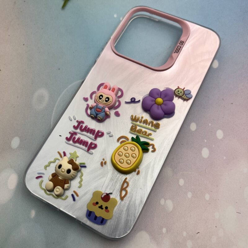 قاب گوشی Honor X8B آنر SO COOL اطلسی اورجینال عروسکی برجسته متال کد 10836 - Image 2