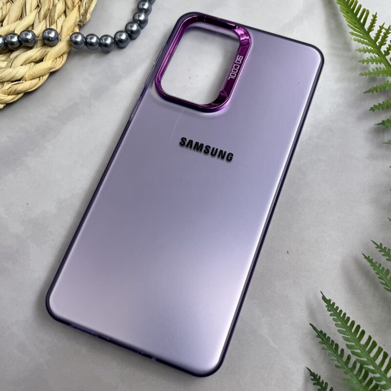 قاب گوشی Galaxy A33 سامسونگ اسپرت SO COOL اورجینال لوگو برجسته لنز متال بنفش کد 12059 - Image 2