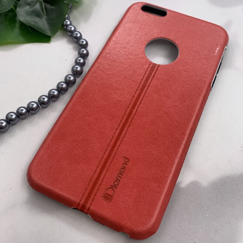 قاب گوشی iPhone 6 Plus / iPhone 6s Plus آیفون چرمی اورجینال Diamond گلبهی تیره کد 19093 - Image 2