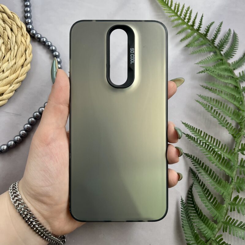 قاب گوشی Redmi 8 شیائومی اسپرت SO COOL اورجینال لوگو برجسته متال کرومی کد 21089