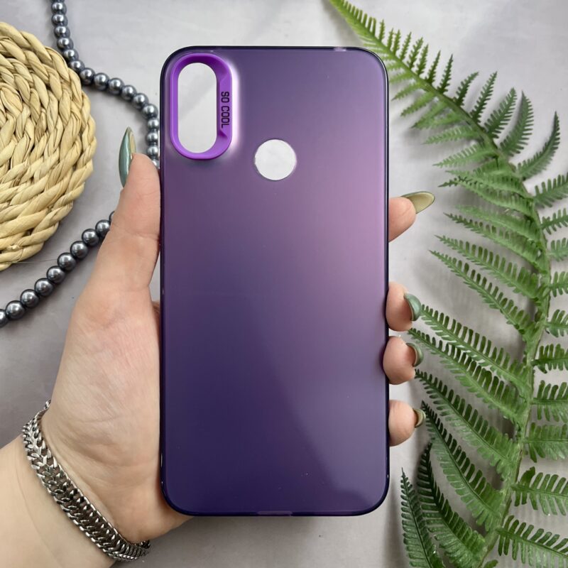 قاب گوشی Y7 2019 / Y7 Prime 2019 هوآوی اسپرت SO COOL اورجینال لوگو برجسته متال بنفش کد 43291