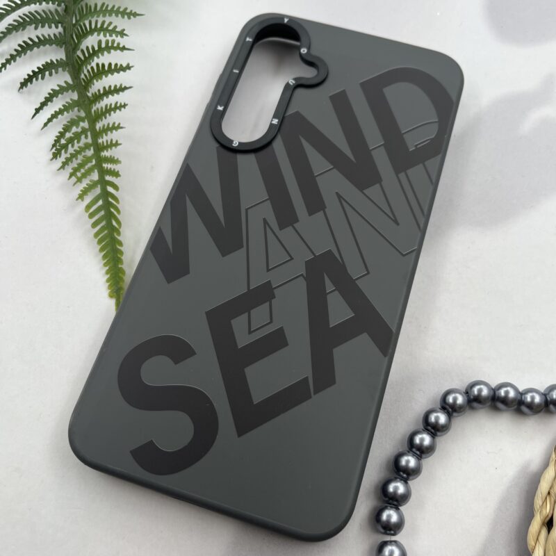 قاب گوشی Galaxy A55 سامسونگ YoungKit طرح Wind and Sea طوسی مشکی کد 50177 - Image 2