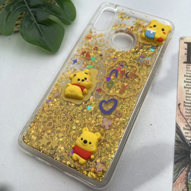 قاب گوشی Galaxy A10S سامسونگ آکواریومی شفاف اکلیلی عروسکی برجسته پو کد 69414 - Image 2