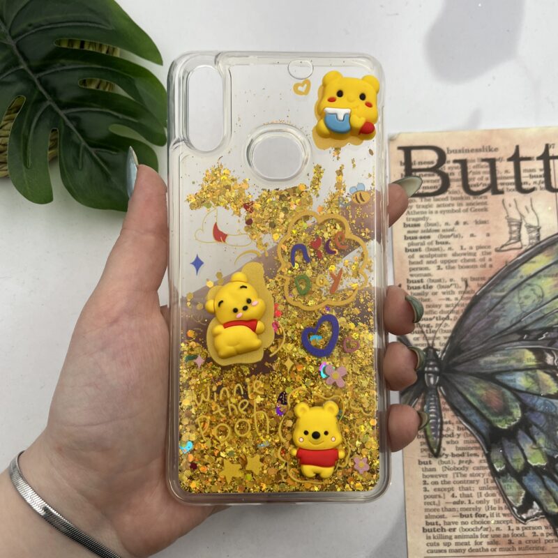 قاب گوشی Galaxy A10S سامسونگ آکواریومی شفاف اکلیلی عروسکی برجسته پو کد 69414