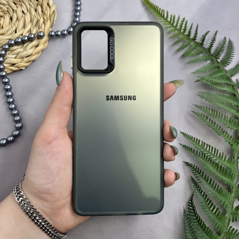 قاب گوشی Galaxy A51 سامسونگ اسپرت SO COOL اورجینال لوگو برجسته متال کرومی کد 72841