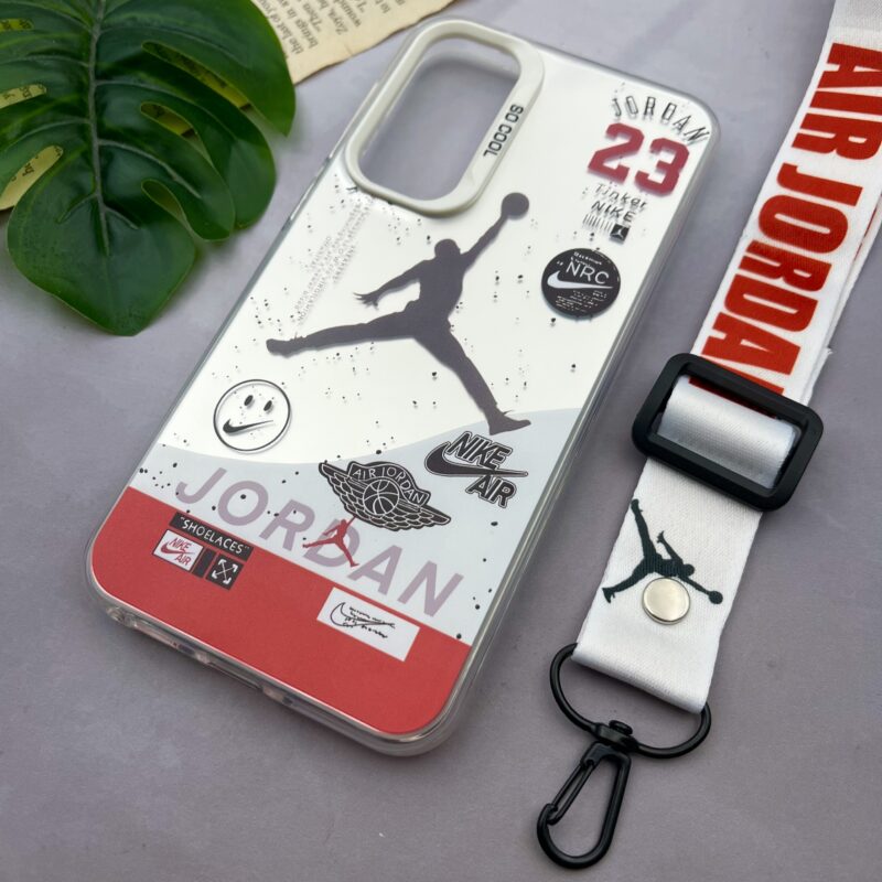قاب گوشی Galaxy S23 FE سامسونگ SO COOL اورجینال به همراه بند آویز ست طرح جردن متال کد 75388 - Image 2