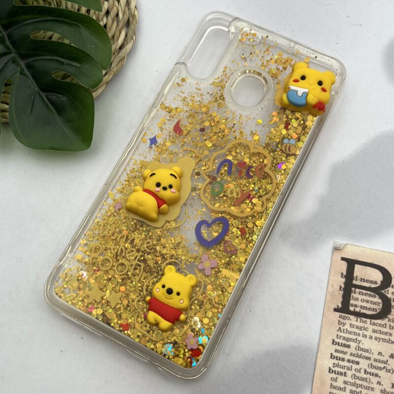 قاب گوشی Galaxy A20 / Galaxy A30 سامسونگ آکواریومی شفاف اکلیلی عروسکی برجسته پو کد 78675 - Image 2