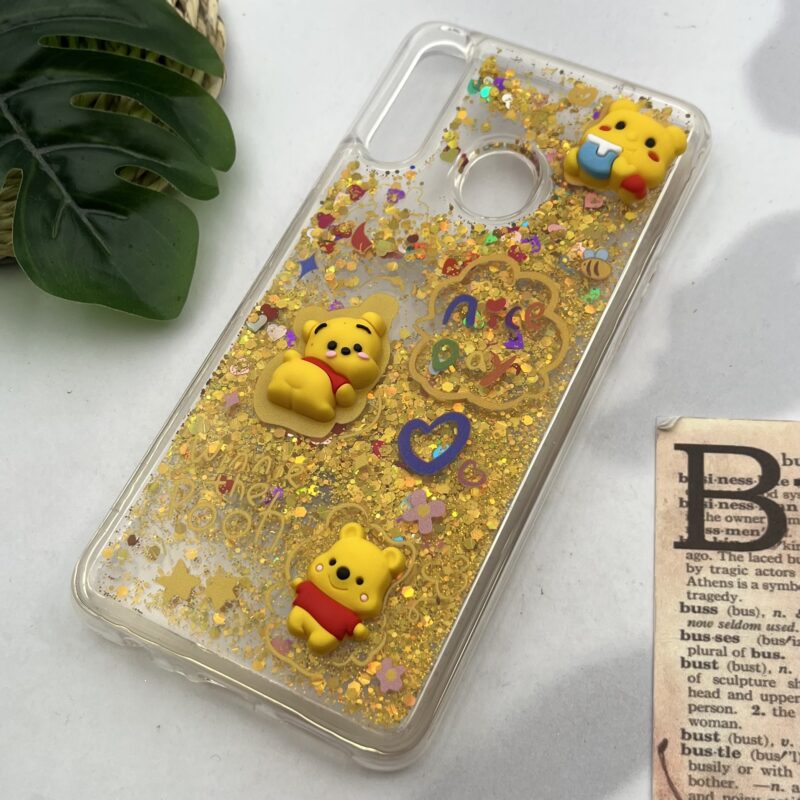 قاب گوشی Galaxy A20S سامسونگ آکواریومی شفاف اکلیلی عروسکی برجسته پو کد 79074 - Image 2