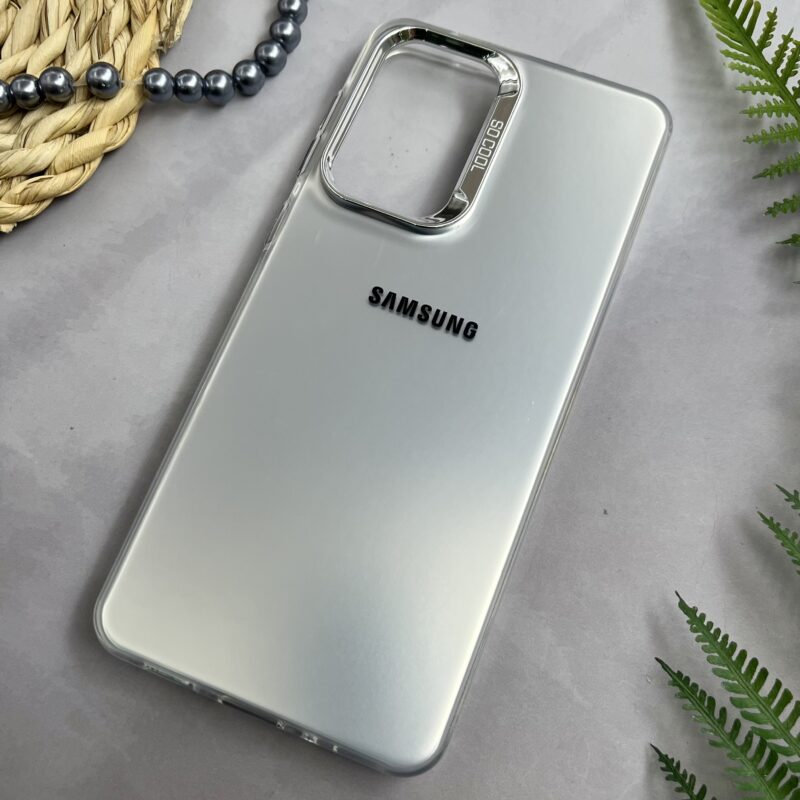 قاب گوشی Galaxy A33 سامسونگ اسپرت SO COOL اورجینال لوگو برجسته لنز متال نقره ای کد 81959 - Image 2
