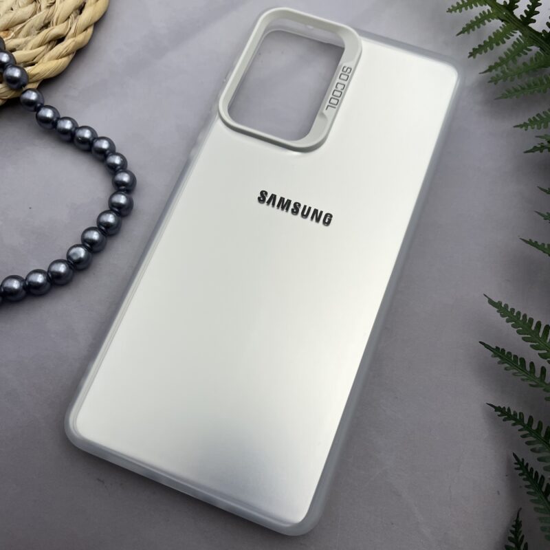 قاب گوشی Galaxy A73 سامسونگ اسپرت SO COOL اورجینال لوگو برجسته متال نقره ای کد 82470 - Image 2