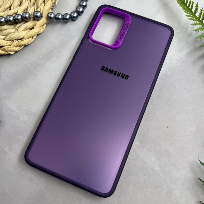 قاب گوشی Galaxy A51 سامسونگ اسپرت SO COOL اورجینال لوگو برجسته متال بنفش کد 84219 - Image 2