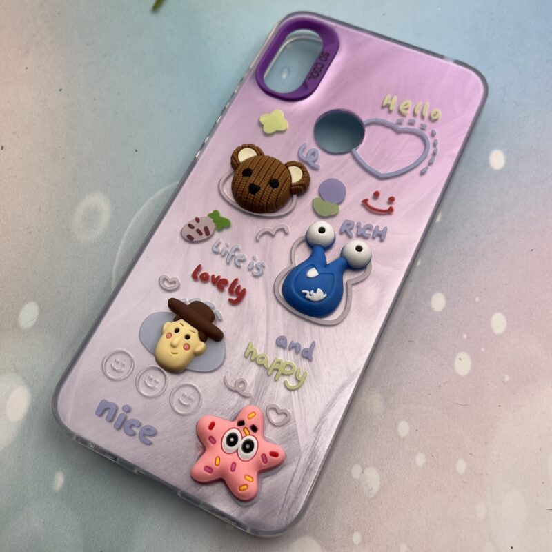 قاب گوشی Y6 2019 / Y6 Prime 2019 / Y6S / Honor 8A هوآوی SO COOL اطلسی اورجینال عروسکی برجسته متال کد 88594 - Image 2
